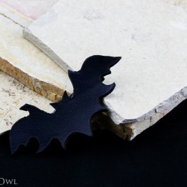 Haarspange Fledermaus schwarz