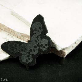 Schmetterhead Haarspange schwarz