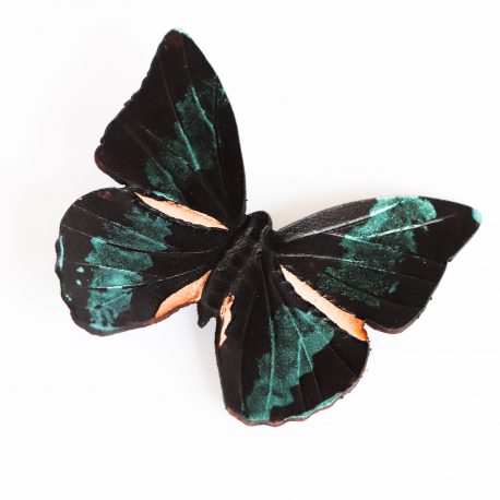 Schmetterling schwarzgrün