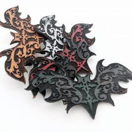 Haarspange Haarclip Ornament Fledermaus Bat verschiedene Farben zur Auswahl