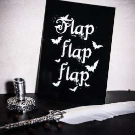 gothic Postkarte Flap Flap Flap