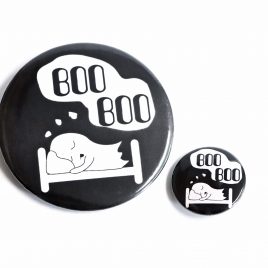 Button Pin Boo Boo Gespenst 25mm oder 59mm